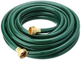 Manguera tramada verde 1/2" armada con conector metálico 15m