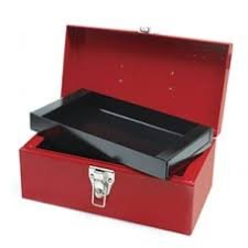 Caja portaherramientas metálica 30 x 16 x 14.5cm