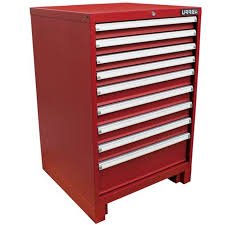 Gabinete fijo uso extra pesado 10 gavetas 28"