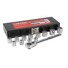 Juego de dado 13pz 3/8" compcto met