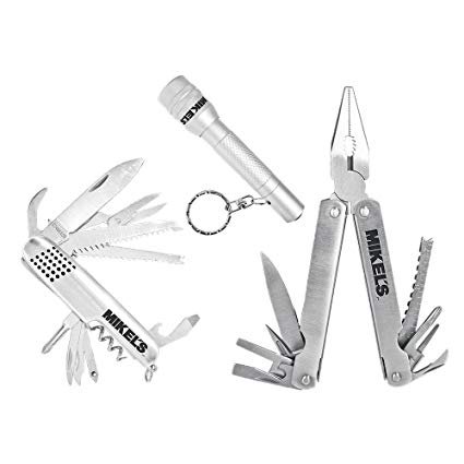 KIT MULTIHERRAMIENTA NAVAJA MULTIUSOS CON LAMPARA 3 EN 1