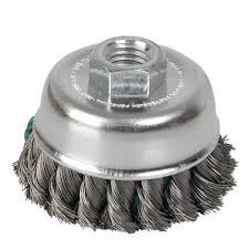 CARDA DE COPA TRENZADA ACERO AL CARBON 5" 5/8 0.35MM