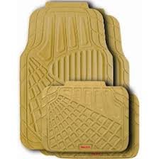 TAPETES DE LUJO DE HULE NBR BEIGE (CAMELLO)