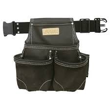 Estuche portaherramientas de piel 4 compartimientos