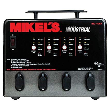 BANCO CARGADOR DE BATERIAS 6 Y 12 volts