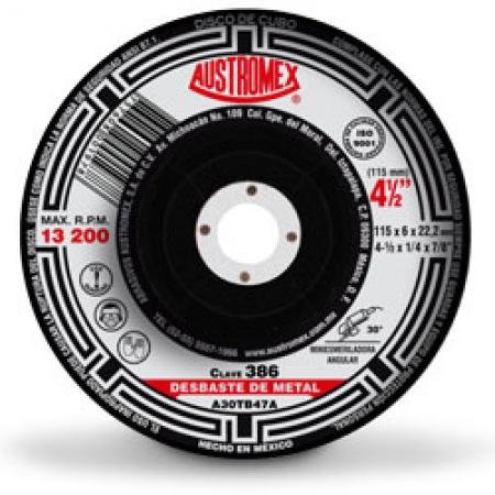 DISCO ABRASIVO 41/2"X1/4"X7/8" CLASICA 