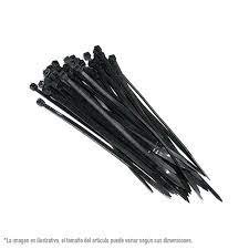 Cinchos Plastico Negro 4.6X300 mm