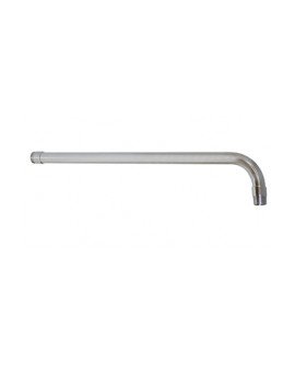 BRAZO REDONDO LARGO DE LATON CROMADO C/CHAPETON 45BR